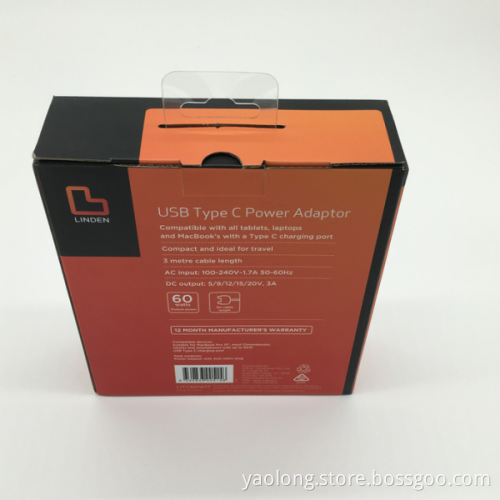Eco-friendly colorful kraft paper packaging box